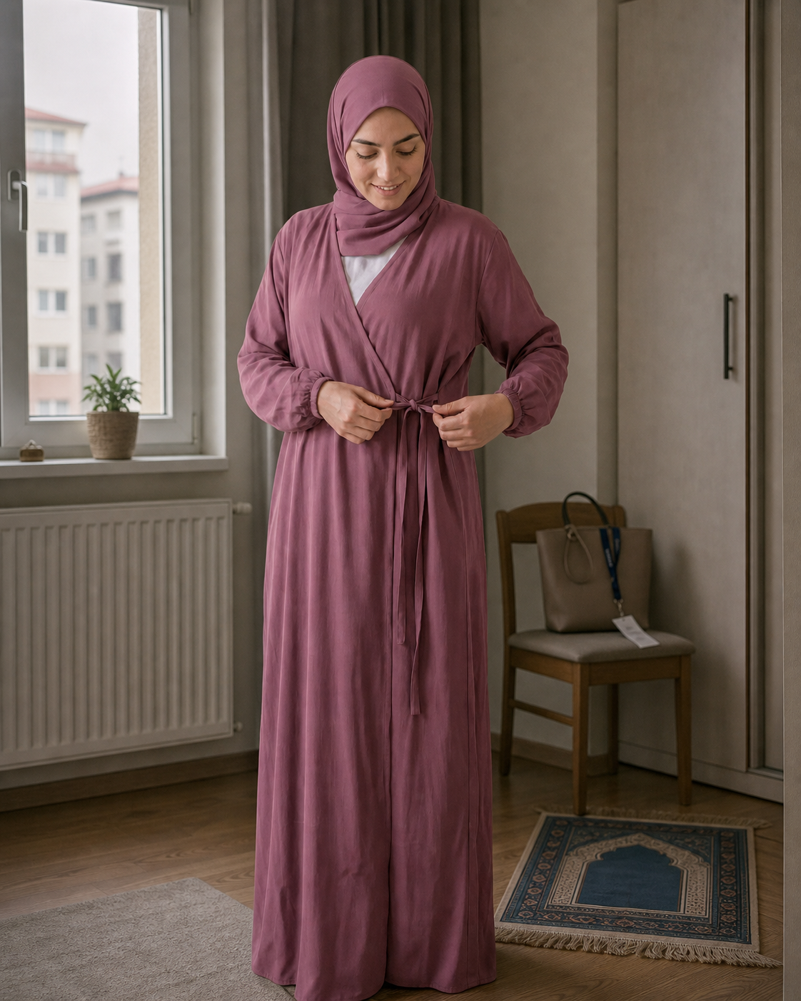 Gül Kurusu Kelam ayrobin namaz elbisesi