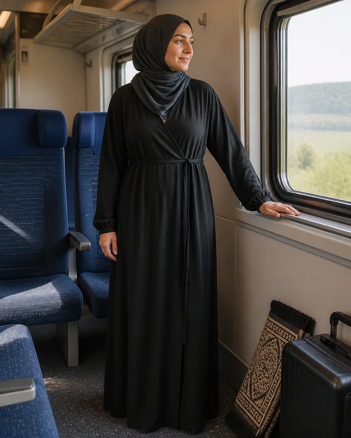 Aynı namaz elbisesinin doğal kullanım görünümü